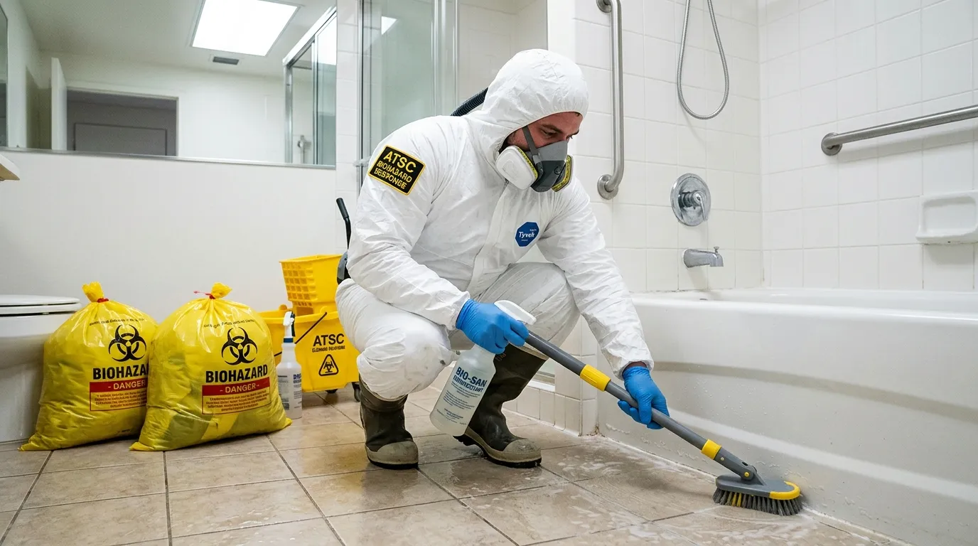 Decontamination equipment deployed for Blood Cleanup in Edwardsville